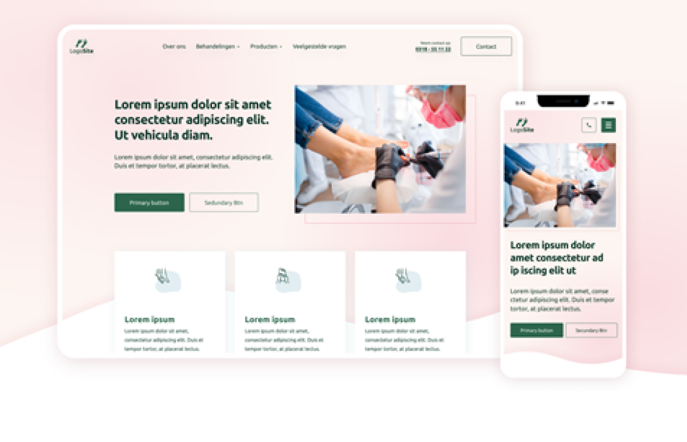 CareSites impressie look & feel